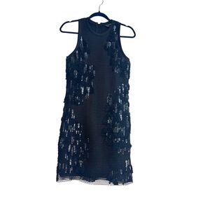 sachin & babi scoop-neck embroidered a-line mini dress Sachin & Babi Scoop-Neck Embroidered A-Line Mini Dress
